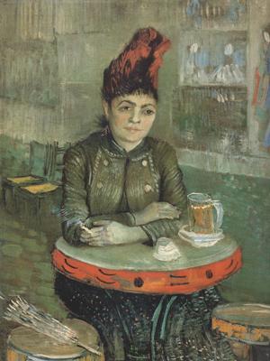 Vincent Van Gogh Agostina Segatori Sitting in the Cafe du Tamborin (nn04) Spain oil painting art